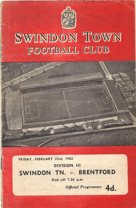 <b>Friday, February 23, 1962</b><br />vs. Brentford (Home)